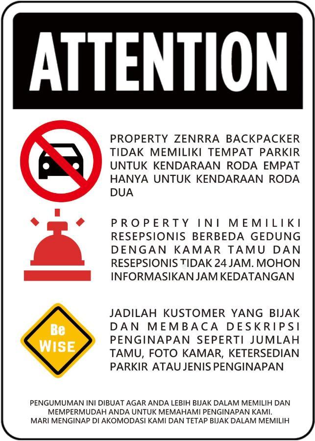 Zenrra Backpacker Vandrehjem Bandung Eksteriør billede
